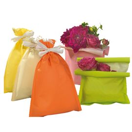 50 buste regalo in carta 45gr. 16x25cm 5 colori assortiti (delist