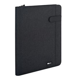 Portablocco Flap tessuto tecnico f.to A4 nero City Time