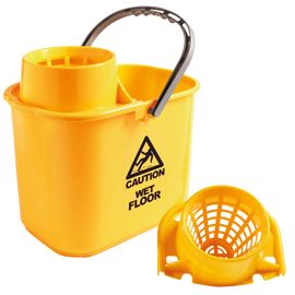 Secchio con strizzatore esterno Polar 15L giallo PerfettoFactory