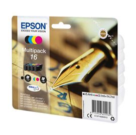 MULTIPACK CONTENENTE N.4 CARTUCCE A PIGMENTI, SERIE 16/PENNA E CRUCIVE