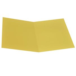 Pack 50 Cartelline Semplici GIALLO SOLE in bristol 200g Starline