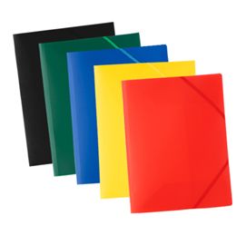Cartellina 3 lembi con elastico 24x32cm assortito Eco Starline (Delist