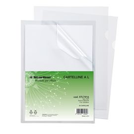 50 Cartelline a L 22x30cm Buccia Top Starline
