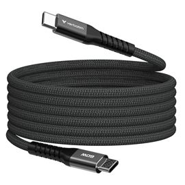 Verbatim Cavo Magnetico Sync Charge USB-C to USB-C 60W 120 cm_Nero