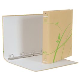 Raccoglitore a 4 anelli D30 avana f.to 22 x 30 cm Oxford Green Esselte