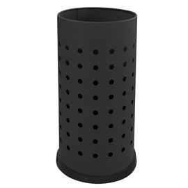 Portaombrelli forato 21L in acciaio nero Stilcasa