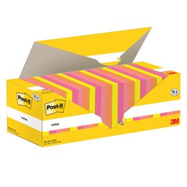 Cf. 24pz blocco 90fg. Post-it® Notes 76x76mm 654-COL-VP24 colori ass.
