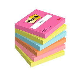 Cf. 6pz blocco 100fg. Post-it® Notes 76x76mm 654-POP Popmistic