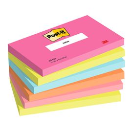 Cf. 6pz blocco 100fg. Post-it® Notes 76x127mm 655-POP Popmistic