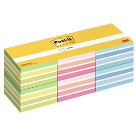 Cf 6pz cubo 450fg. Post-it® Notes 76x76mm 2028-0CPPX6 colori ass. neon/pastello
