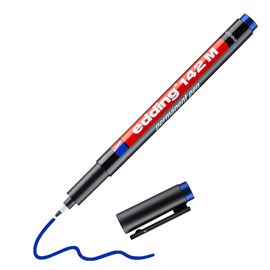 Marcatore permanente Edding 142 M blu