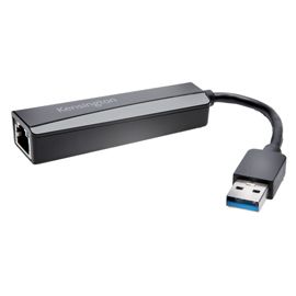 UA0000E Adattatore Ethernet USB-A — Nero-Kensington
