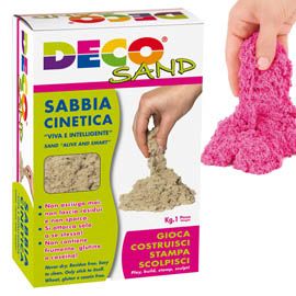 Sabbia cinetica Deco Sand 1 kg fucsia DECO