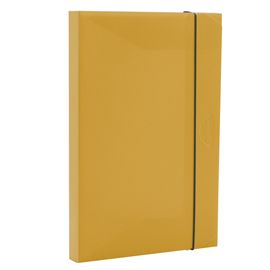 Cartella progetto HOLOS dorso 3cm in PP giallo sabbia 34,5x23,5x3cm Fellowes