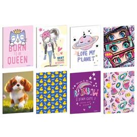 Maxiquaderno A4 20fg+1 80gr rigo di 3a Kid Girl Blasetti