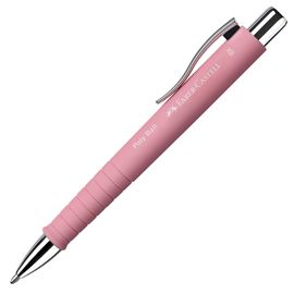 Penna a sfera 0,7mm Poly Ball Urban fusto rose Faber Castell