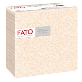 50 tovaglioli 40x40cm Linea Canvas zucca Airlaid Fato