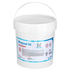 Disinfettante granulare per acque di piscine Biopool 56 in barattolo da 1Kg