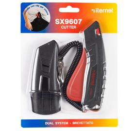 Cutter di sicurezza professionale SX-9607 con custodia Iternet