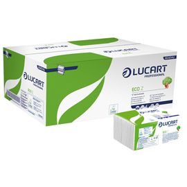 Pacco da 220 asciugamani piegati a Z goffrato corda Eco Z Lucart