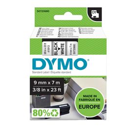 NASTRO DYMO TIPO D1 (9MMX7M NERO/BIANCO 409130