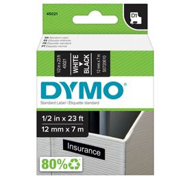 NASTRO DYMO TIPO D1 (12MMX7M BIANCO/NERO 450210