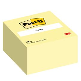 BLOCCO CUBO 450fg Post-it® Giallo Canary 76x76mm 636-B
