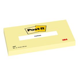 BLOCCO 100fg Post-it® Giallo Canary 76x102mm 657