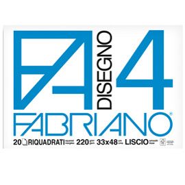 ALBUM FABRIANO4 (33X48CM 220GR 20FG LISCIO SQUADRATO