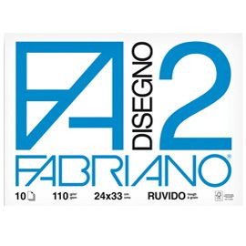 ALBUM P.M. FABRIANO2 (24X33CM 10FG 110GR RUVIDO