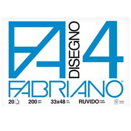 ALBUM FABRIANO4 (33X48CM 200GR 20FG RUVIDO