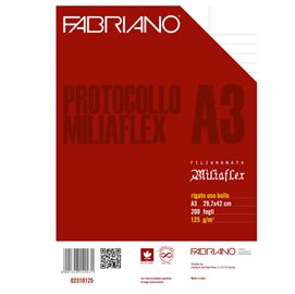 Protocollo uso bollo f.to A3 chiuso (21x29,7cm 200fg 125gr Fabriano