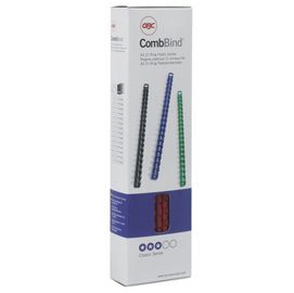 SCATOLA 100 DORSI SPIRALE 19MM BLU 21 ANELLI