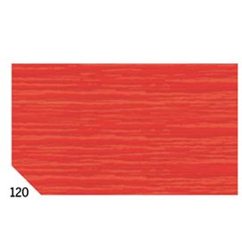 10RT CARTA CRESPA ROSSO 120 (50X250CM 48gr/m2 Rex Sadoch