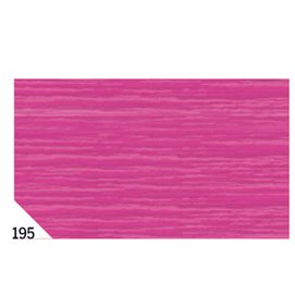 10RT CARTA CRESPA FUCSIA 195 (50X250CM 48gr/m2 Rex Sadoch