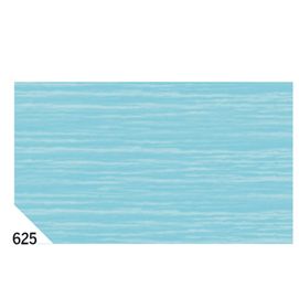 10RT CARTA CRESPA AZZURRO 625 (50X250CM 48gr/m2 Rex Sadoch