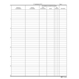 REGISTRO PERSONE ALLOGGIATE 31x24.5cm 46pg E2846 EDIPRO