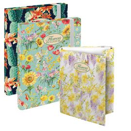 Cartella progetti con elastico 26x34cm dorso 3cm Pigna Nature Flowers