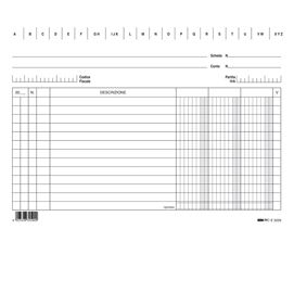 100 SCHEDE 3 COLONNE ORIZZONTALE 15X21CM E3259 EDIPRO
