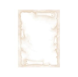 CARTA CON STAMPA ''PERGAMENA'' AVORIO A4 90GR 20FG DECADRY