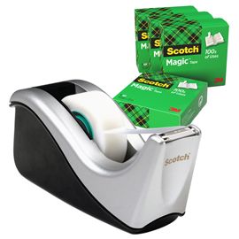 DISPENSER C60 + 4 ROTOLI Scotch® Magic 810 19MMX33M