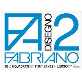 ALBUM P.M. FABRIANO2 (24X33CM 10FG 110GR LISCIO SQUADRATO