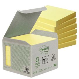 BLOCCO 100foglietti Post-it® Notes Green 76x76mm 654-1B GIALLO
