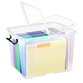 CONTENITORE MULTIUSO C/COPERCHIO L47,5x P39,5x H31,5cm - 40LT STRATA