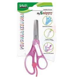 Forbici SNIPPY 4445B 13cm personalizzabile punta tonda LEBEZ