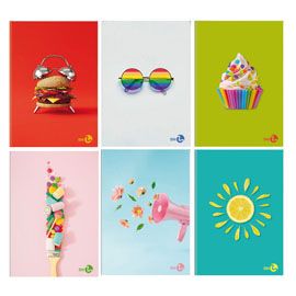 Maxiquaderno A4 40fg+2 80gr 10mm Vibes BM