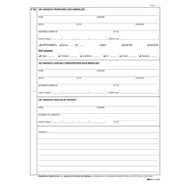 REGISTRO ANAGRAFICA CONDOMINIALE 297X210mm 48PAG E2528