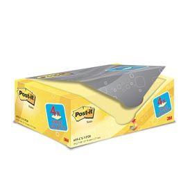 VALUE PACK 16+4 BLOCCO 100fg Post-it® Giallo Canary 76x127mm 72GR 655CY-VP20