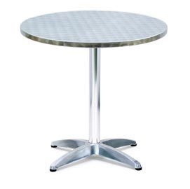 TAVOLO TONDO Bar IN ALLUMINIO D70cm - H70cm
