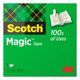 Nastro adesivo Scotch® Magic 810-2566 25mmx66mt invisibile permanente